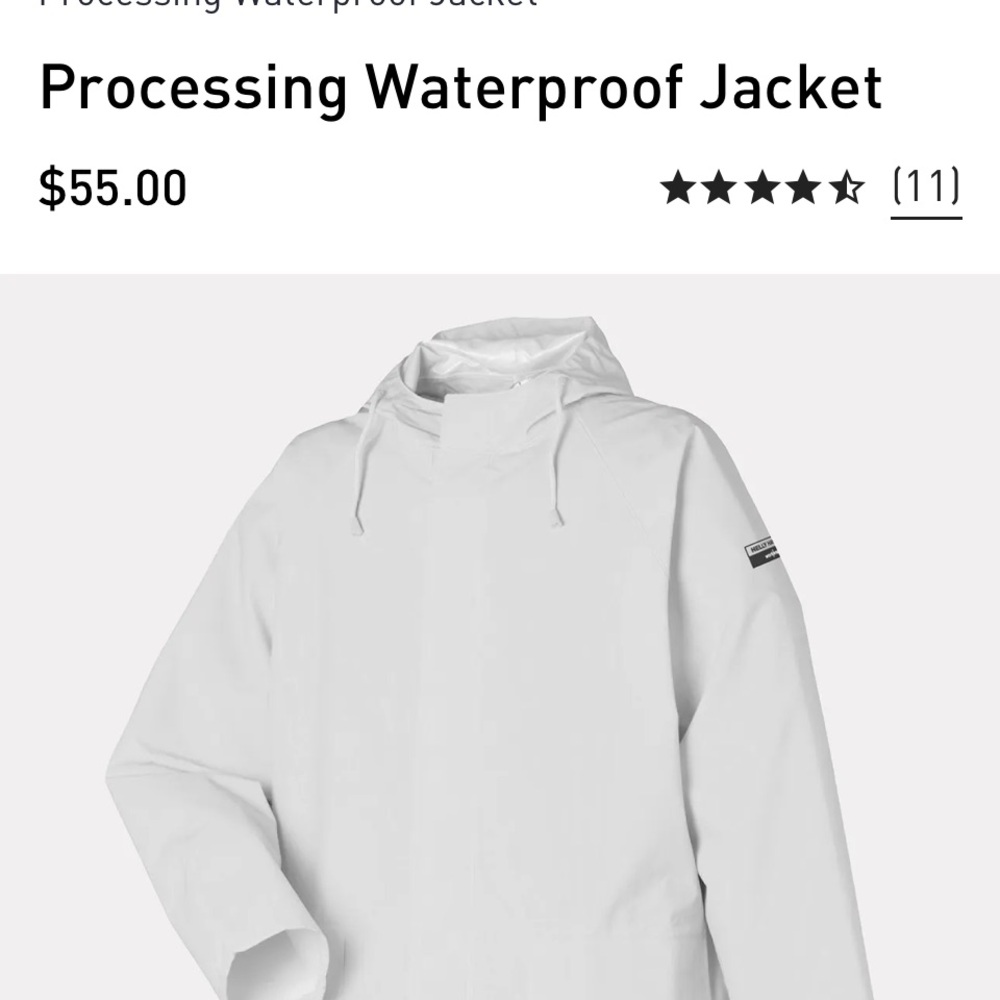 Helly Hansen Processing Jacket Rain Shell Men’s 3… - image 3